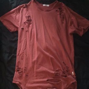 Men’s Distressed Scallop Cut Tee by EPTM (F21)